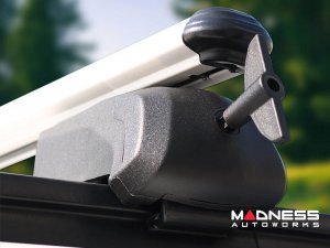 Alfa Romeo Stelvio Roof Rack Cross Bars - for models w/ factory roof rails - Silver - StarLock